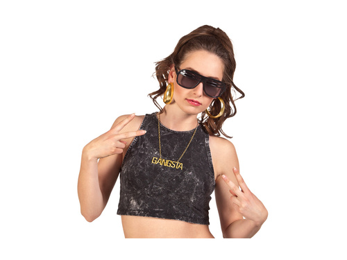 Metalowy naszyjnik „Gangsta”