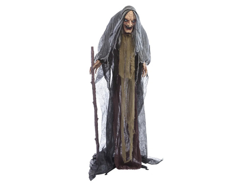 Dekoracja stojąca Przerażająca wiedźma - 160 cm - 1 szt.
