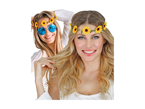 Opaska ze słonecznikiem