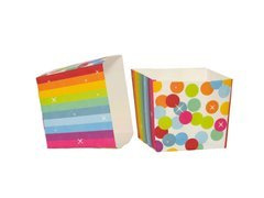 Pudełka na łakocie tęczowe - 5 szt.
