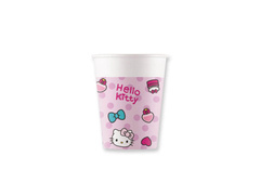 Kubeczki plastikowe Hello Kitty - 200 ml - 8 szt.