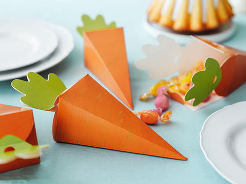 Pudełeczka na prezenty Marchewki - 6 szt.