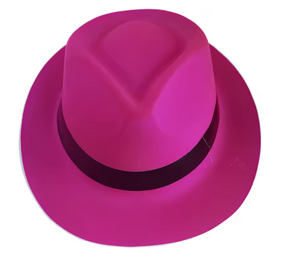 Kapelusz Gangstera różowy - 1 szt.