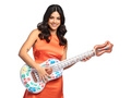 Dekoracja dmuchana Gitara ukulele - 104 cm - 1 szt.