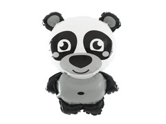 Dekoracja balon foliowy Panda - 63 cm - 1 szt.