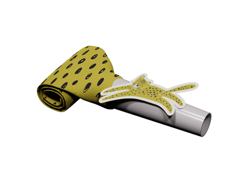 Gwizdki rozwijane Zoo - 6 szt.