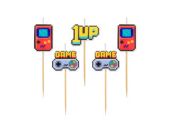 Świeczki pikery Game On - 5 szt.