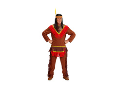 Strój Indianina z opaską z piórkiem