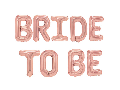 Balon foliowy napis Bride to be - 40 cm