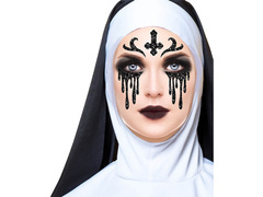 Samoprzylepne naklejki na twarz Zakonnica