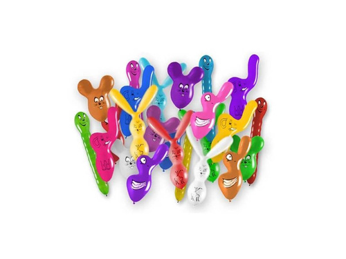 Baloniki kształty zwierzątka - duże 50 - 70 cm - mix kolorów i kształtów - 5 szt.