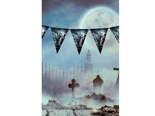 Baner flagi Zombie - 300 cm - 1 szt.