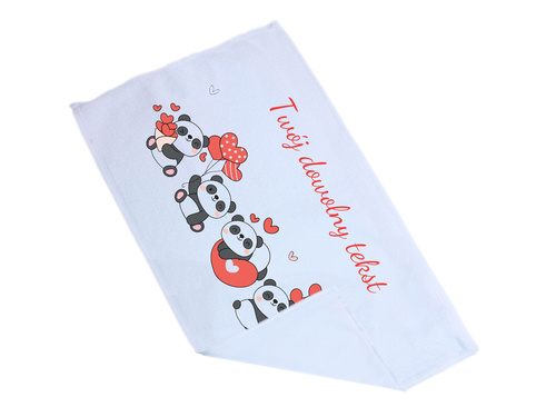 Ręcznik personalizowany na Walentynki - 30x50 cm
