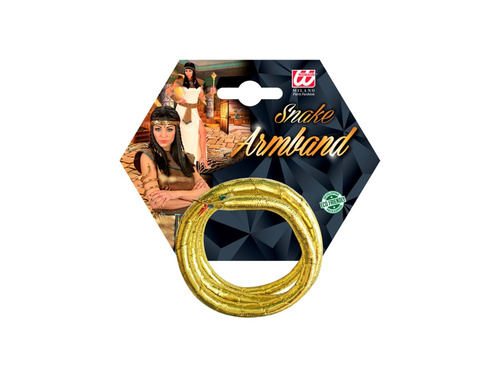 Egipska giętka opaska na ramię z wężem