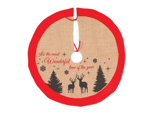 Pokrowiec pod choinkę na święta Bożego Narodzenia - 85 cm - 1 szt.