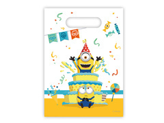 Torebki foliowe Minionki - 6 szt.