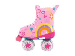 Balon foliowy Różowa Rolka - 33" - 1 szt.