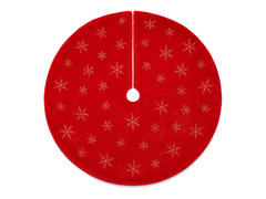 Pokrowiec pod choinkę - czerwony - 80 cm - 1 szt.