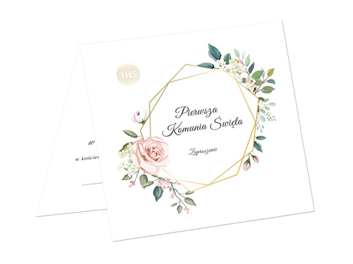 Zaproszenia na I Komunię Świętą - 6 szt.