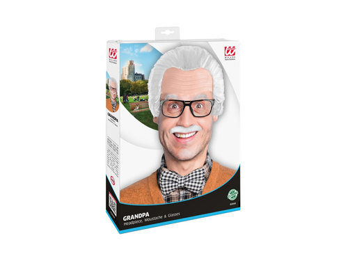 Nakrycie głowy Dziadka z wąsami i okularami
