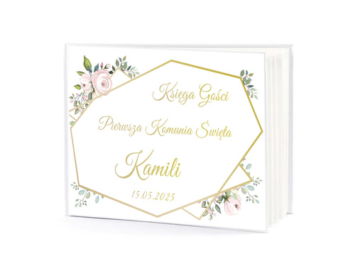 Księga gości na I Komunię Świętą - 50 kartek