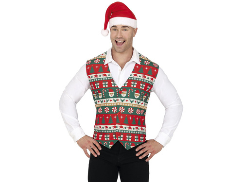 Kamizelka na Boże Narodzenie dla mężczyzny