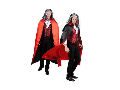 Peleryna Sundown Deluxe czarno-czerwona dwustronna