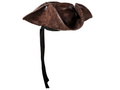 Brązowy kapelusz Pirata - 1 szt.