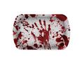 Zakrwawiona tacka na Halloween - 29 x 15 cm - 1 szt.