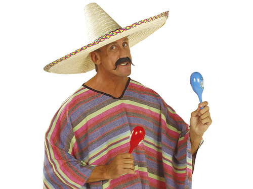 Sombrero meksykańskie słomkowe - 65 cm - 1 szt.