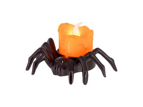 Lampka Pająk LED na Halloween - 4 cm - 1 szt.