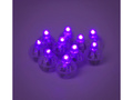 Diody LED do balonów fioletowe - 10 szt.