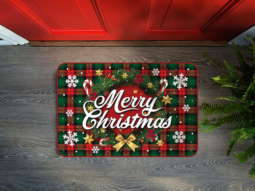 Wycieraczka pod drzwi Merry Christmas - 60 x 40 cm - 1 szt.