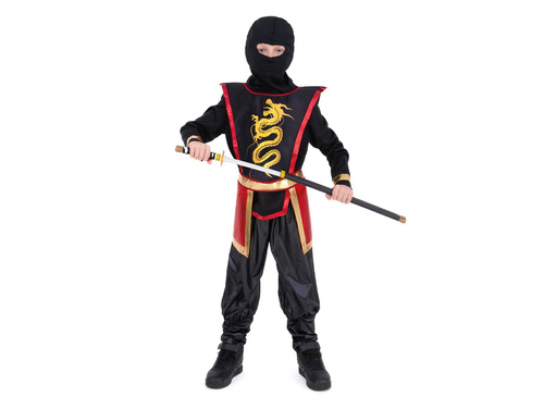 Kostium Wojownik Ninja czarny - 1 szt.