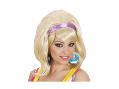 Peruka z lat 60 blond