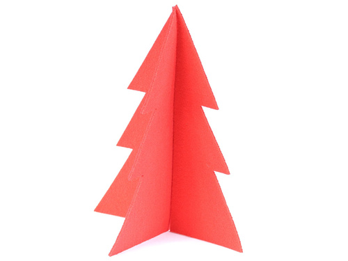Choinka z filcu na Boże Narodzenie - 30 cm
