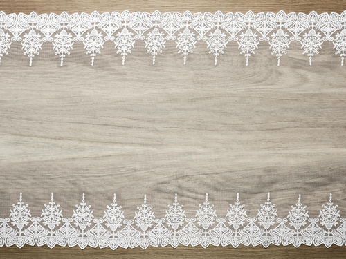 Dekoracja bieżnik koronkowy - 9 m - 1 szt.