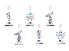 Gwizdki trąbki rozwijane Syrenka - 6 szt