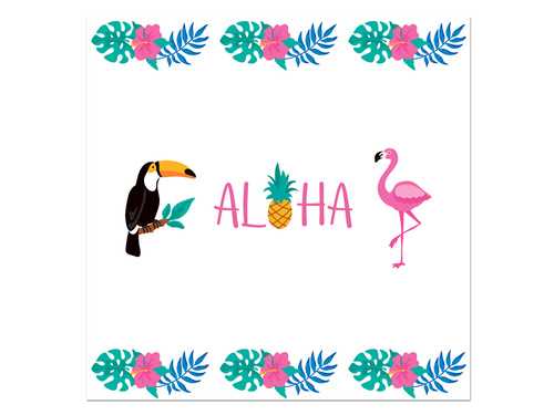Serwetki urodzinowe Aloha - 33 cm - 20 szt.