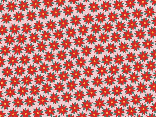 Papier do pakowania prezentów Gwiazda Betlejemska - 70 x 200 cm - 1 szt.