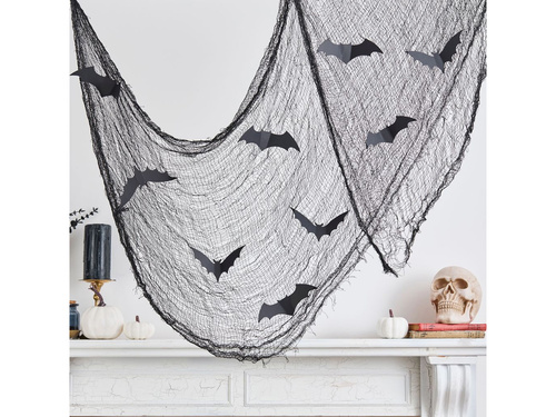 Czarna siatka na Halloween - 200 x 80 cm - 1 szt.