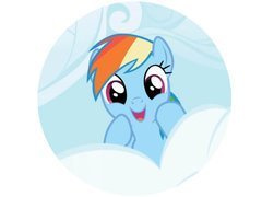 Dekoracyjny opłatek tortowy My Little Pony - 20 cm