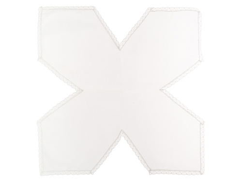 Serweta w kształcie X do koszyczka wielkanocnego - 1 szt.