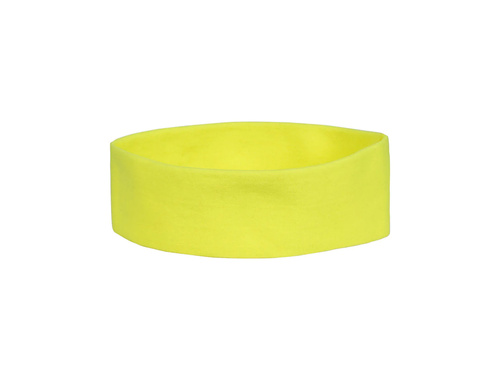 Opaska na głowę neonowa żółta - 1 szt.