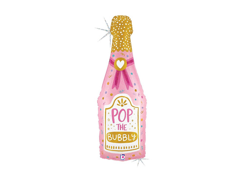 Balon foliowy butelka szampana - 37" - 1 szt.