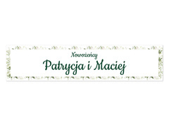 Tablica rejestracyjna personalizowana - 52 x 12 cm - 2 szt.