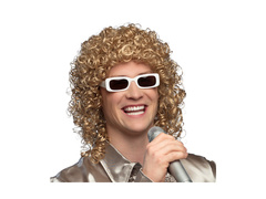 Peruka piosenkarz kręcona