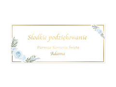 Naklejki personalizowane na pudełka na ciasto - 8 szt.