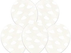 Balony urodzinowe Chmurki - 30 cm - 50 szt.