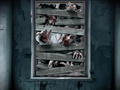 Dekoracja na okno Zombie na Halloween - 1 szt.
